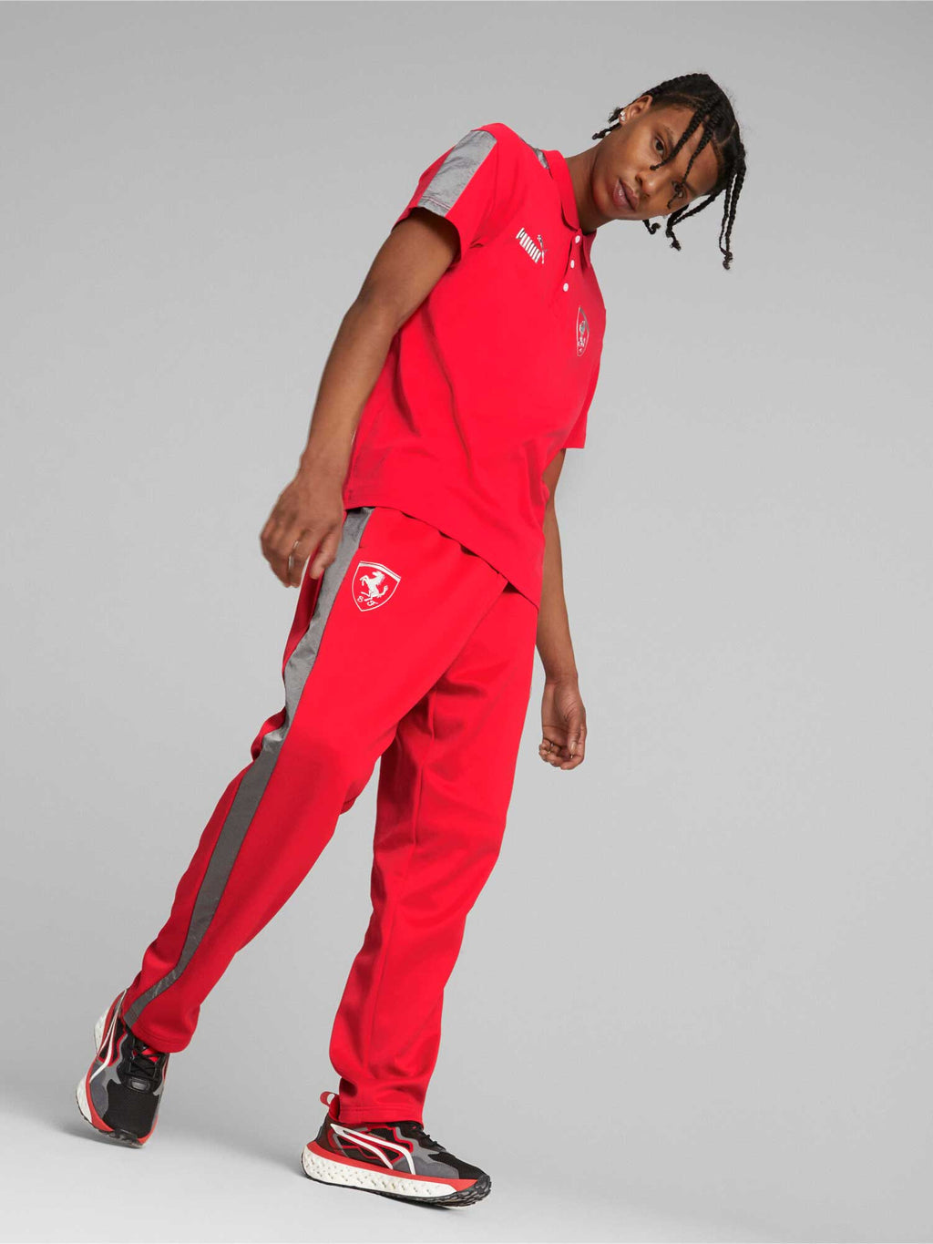 PUMA Тениска Ferrari Race MT7 Monochrome Polo