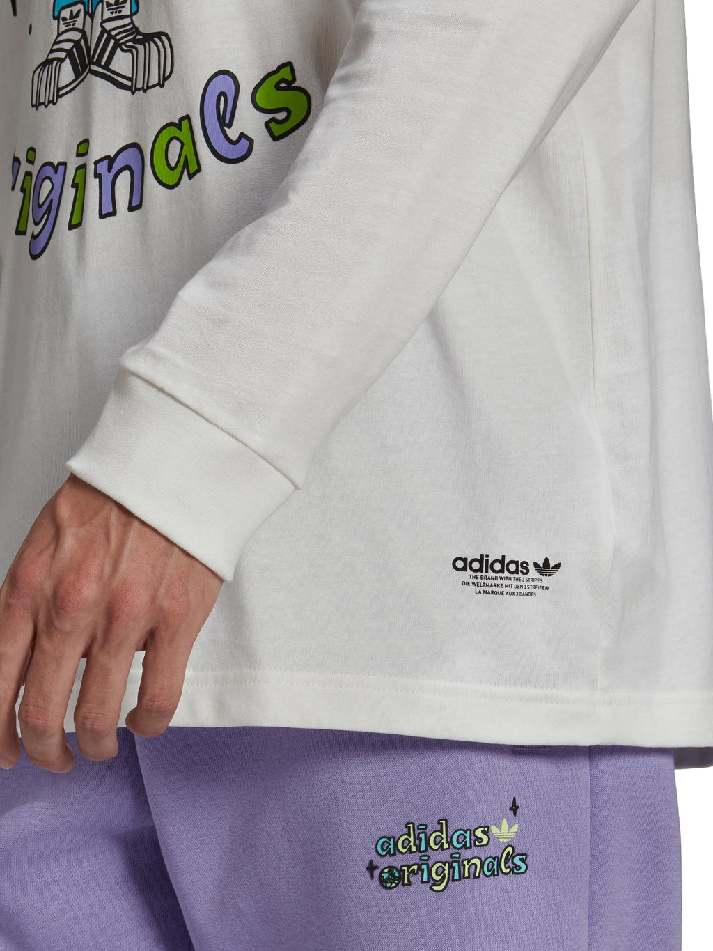 ADIDAS ORIGINALS Блуза Graphics Stoked Alien Long Sleeve