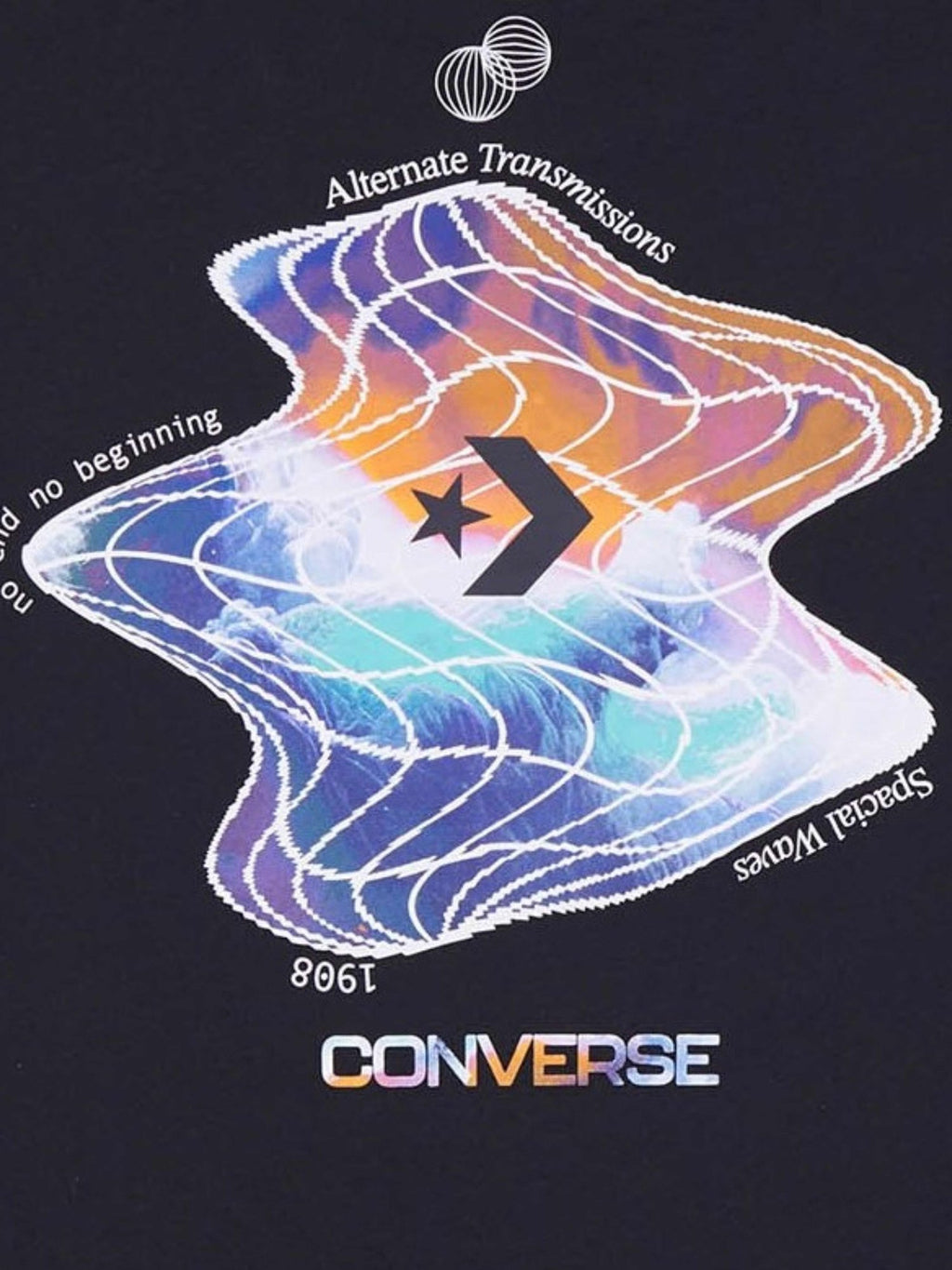CONVERSE Тениска WAVES LOOSE-FIT