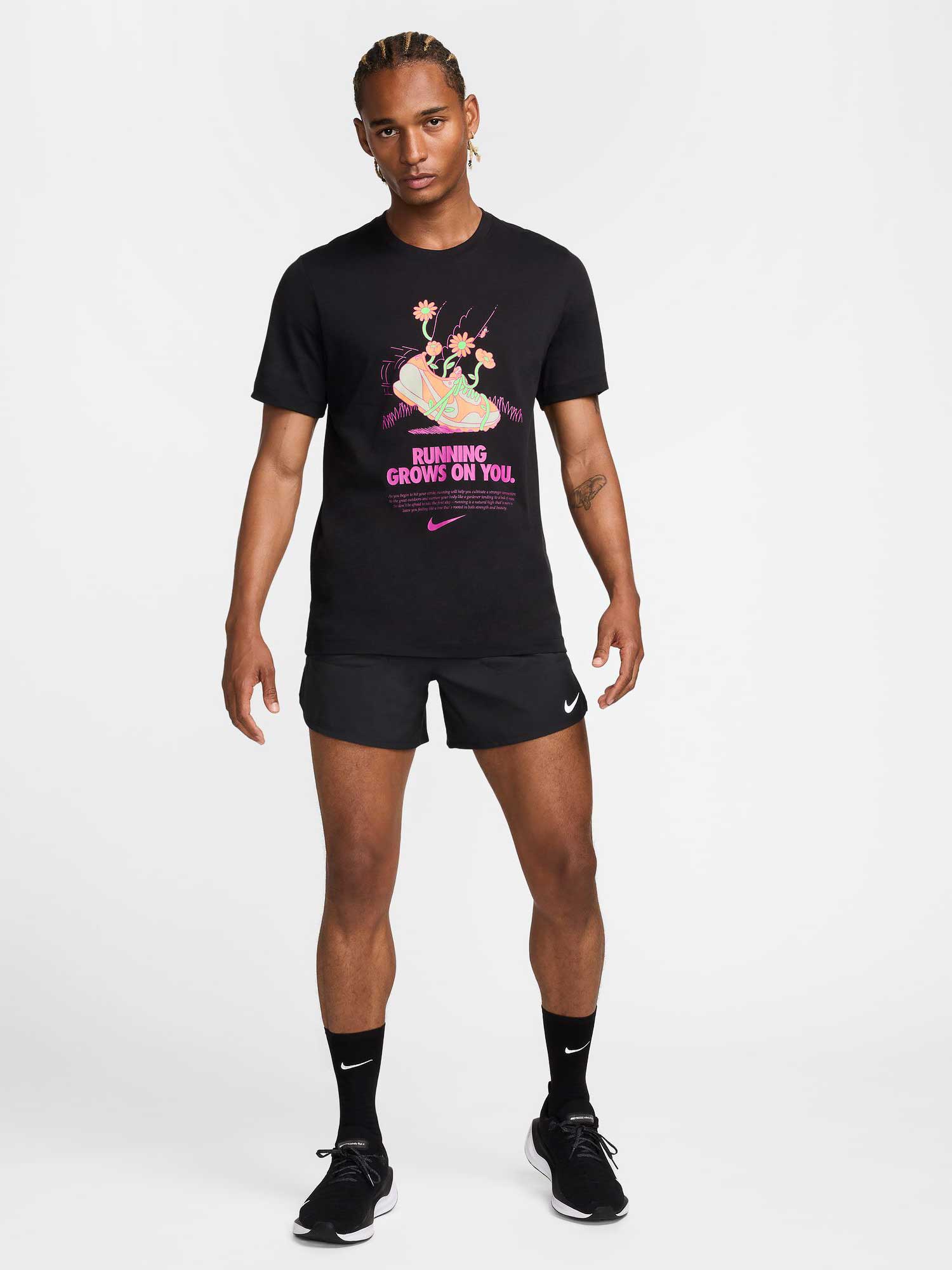 NIKE Тениска M NK DF TEE RUN DNA FA24