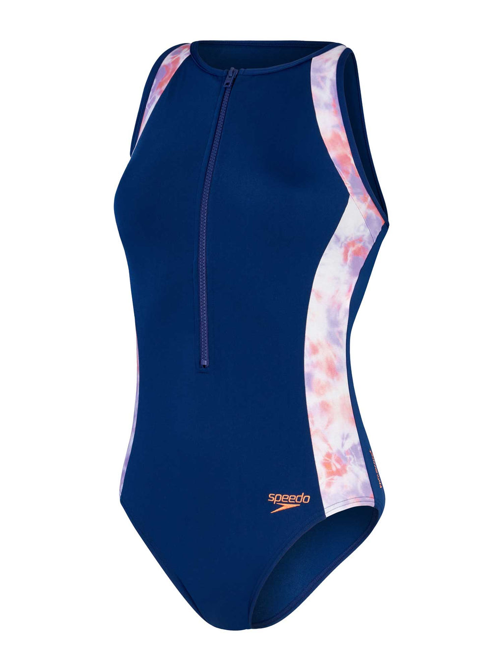 SPEEDO Цял бански WOMENS PRINTED ASYMETRIC