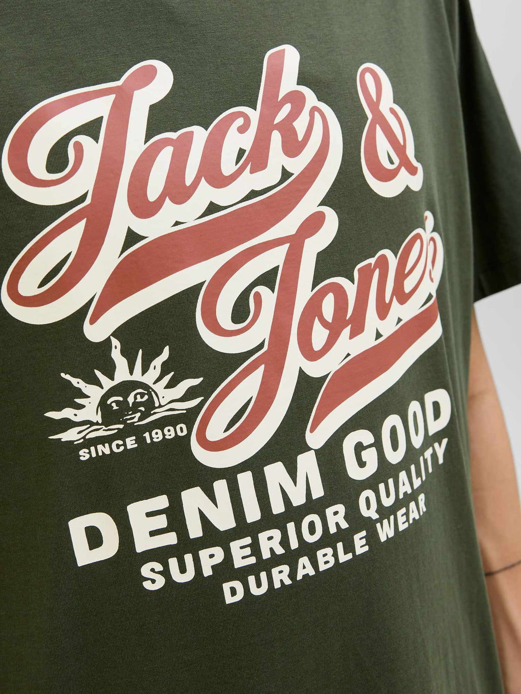 JACK & JONES Тениска JJELOGO TEE SS O-NECK 2 COL AW25 SN