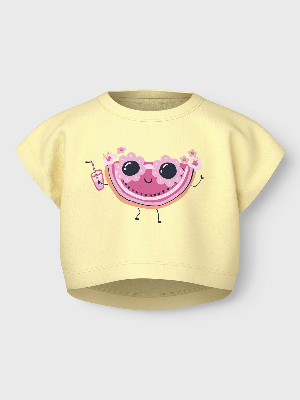 NAME IT Тениска NMFVILMA CAPSL CROP TOP
