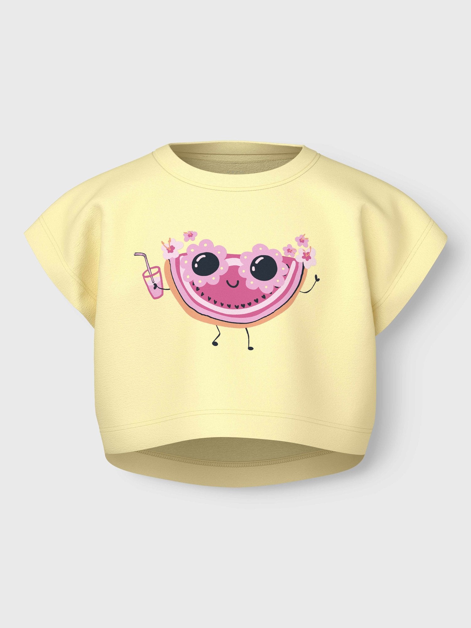 NAME IT Тениска NMFVILMA CAPSL CROP TOP