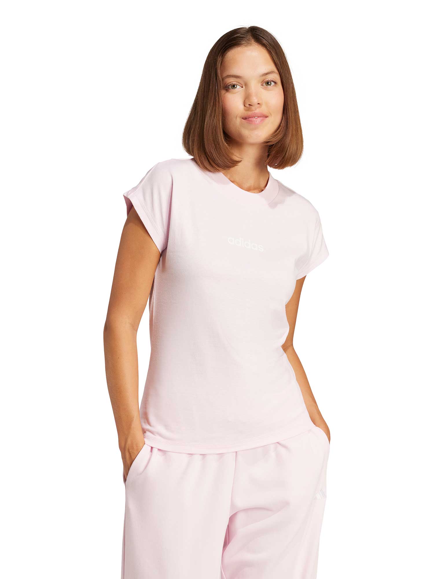 ADIDAS SPORTSWEAR Тениска Essentials Linear Cotton T-Shirt