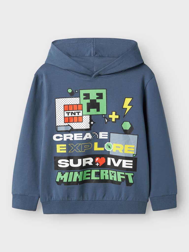 NAME IT Суитшърт NKMSINCE MINECRAFT NREG