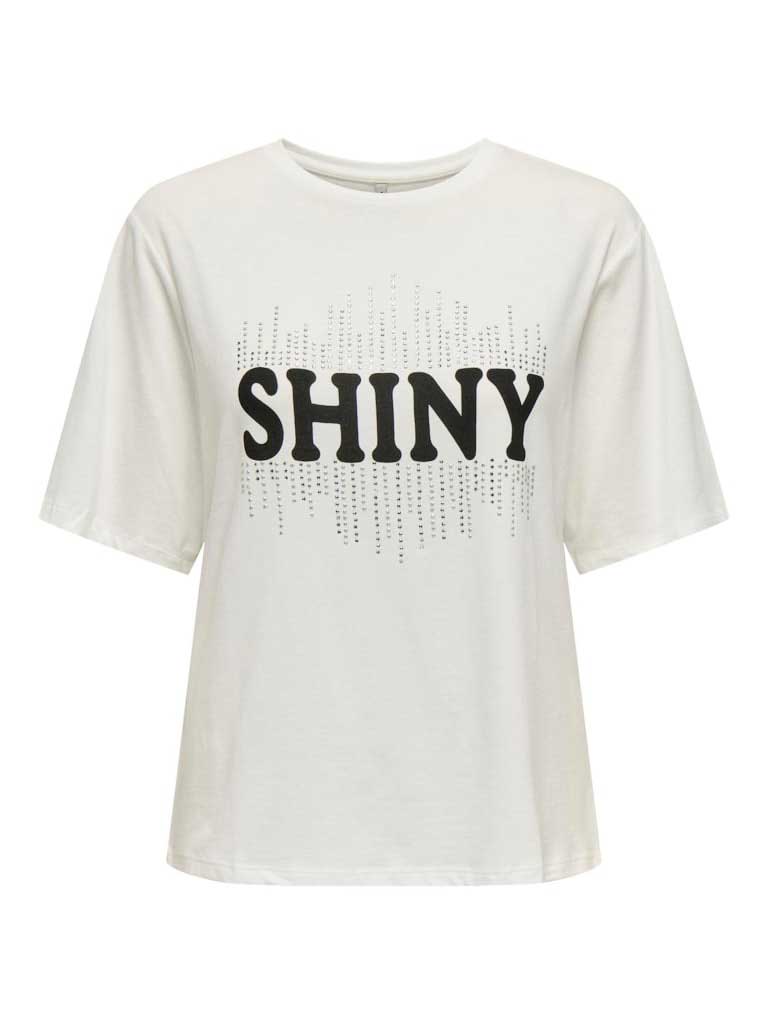 ONLY Тениска ONLSANNI S/S STONES TOP BOX JRS