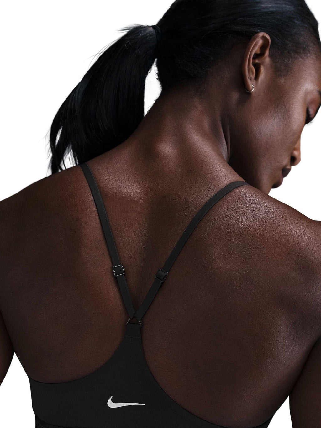 NIKE Спортен сутиен W NK DF INDY BRA GLS