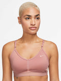 NIKE Спортен сутиен W NK INDY V-NECK BRA