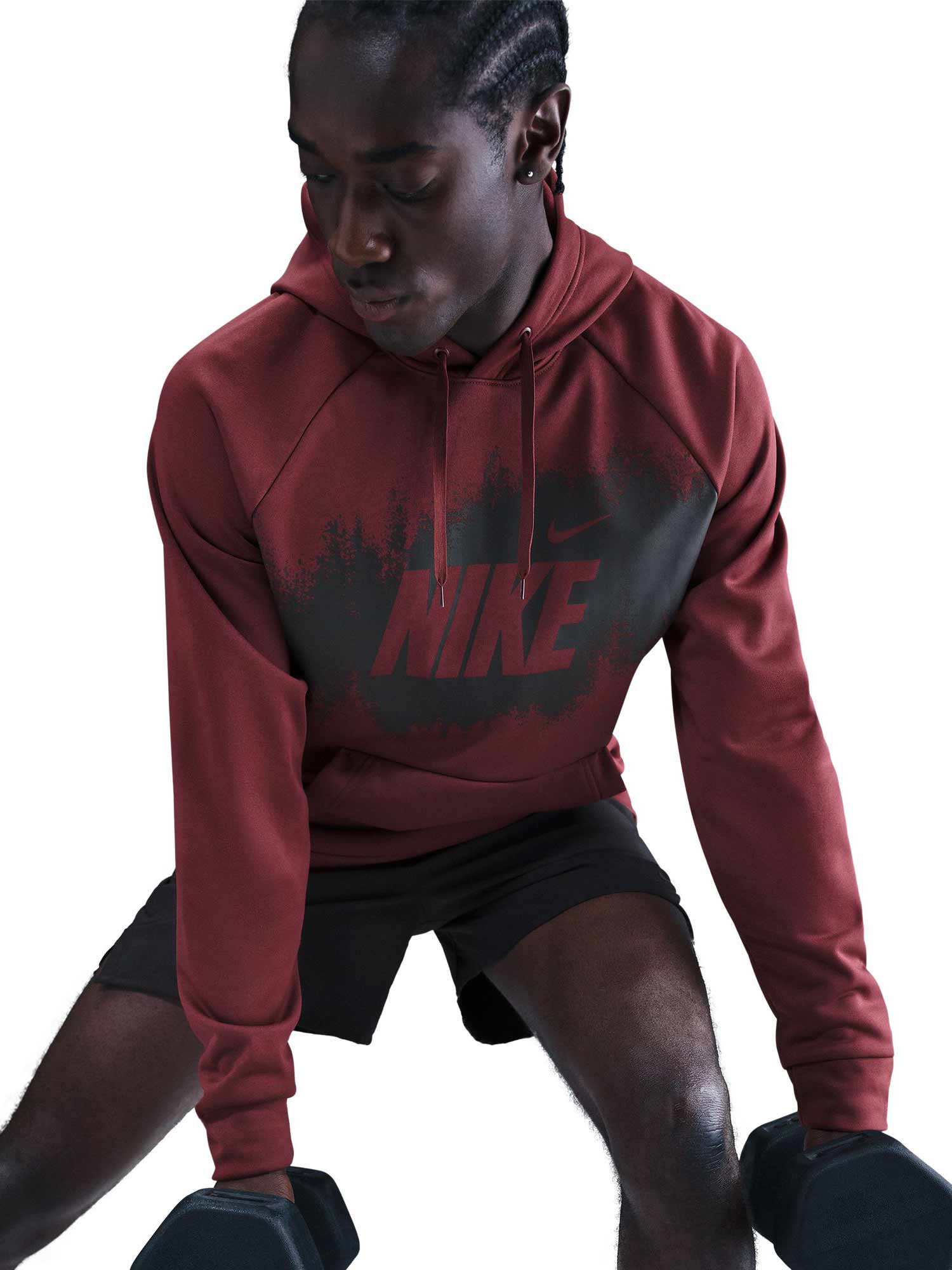 NIKE Суитшърт M NK TF FLEECE PO HD GFX