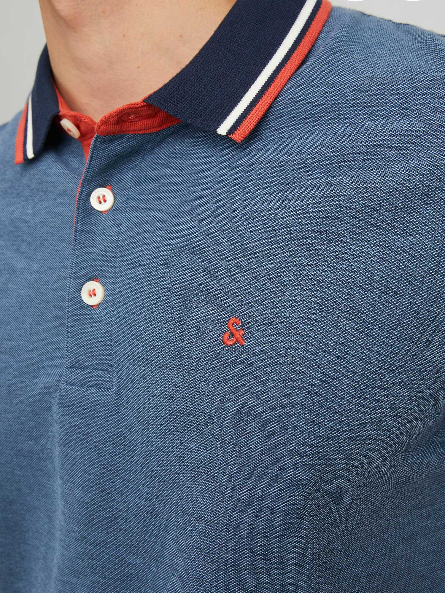 JACK & JONES Тениска JJEPAULOS POLO SS NOOS