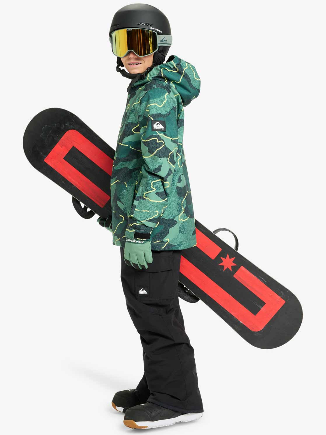QUIKSILVER Ски яке MISSION PRINTED YOUTH JK