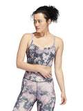 ADIDAS PERFORMANCE Спортен сутиен Yoga Light Support Long Line AOP