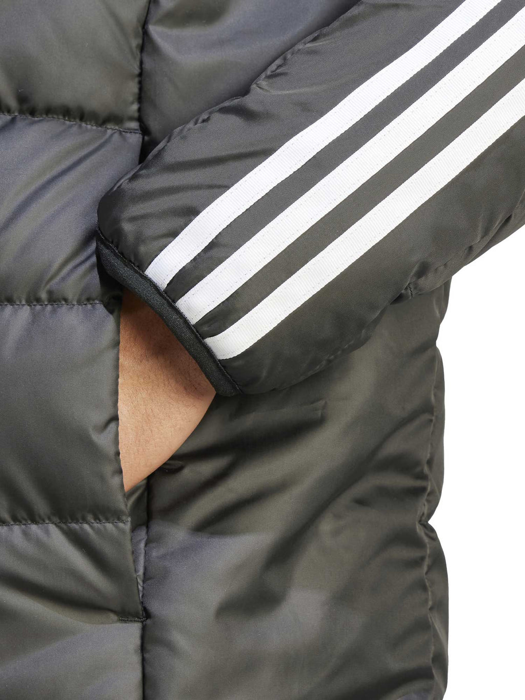 ADIDAS SPORTSWEAR Яке Essentials 3-Stripes Light Down Hooded Parka