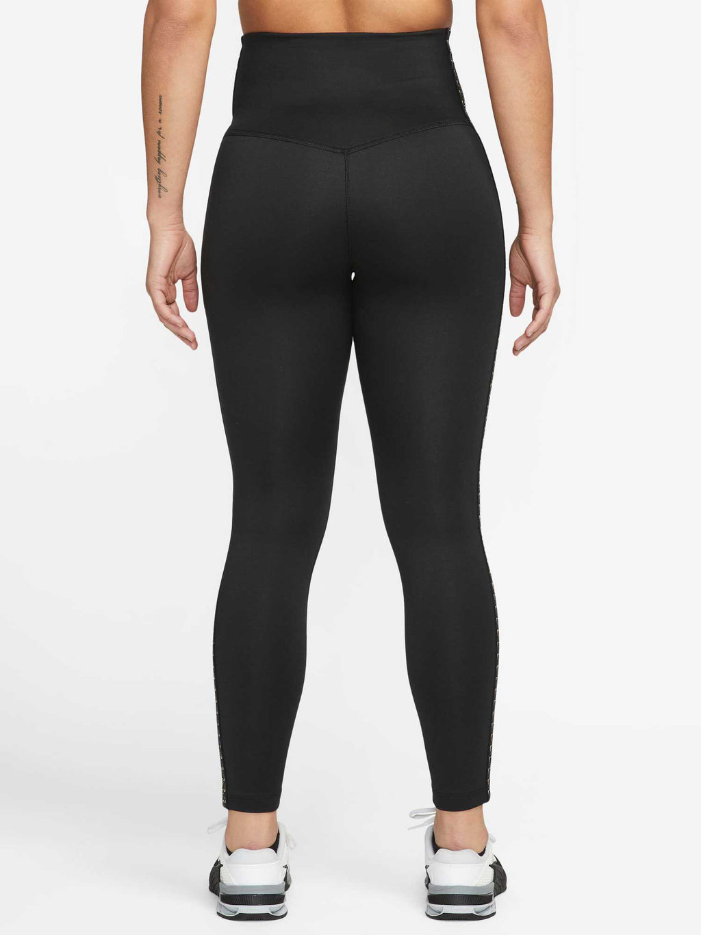 NIKE Клин W NK ONE TF HR 7/8 TIGHT MTLC