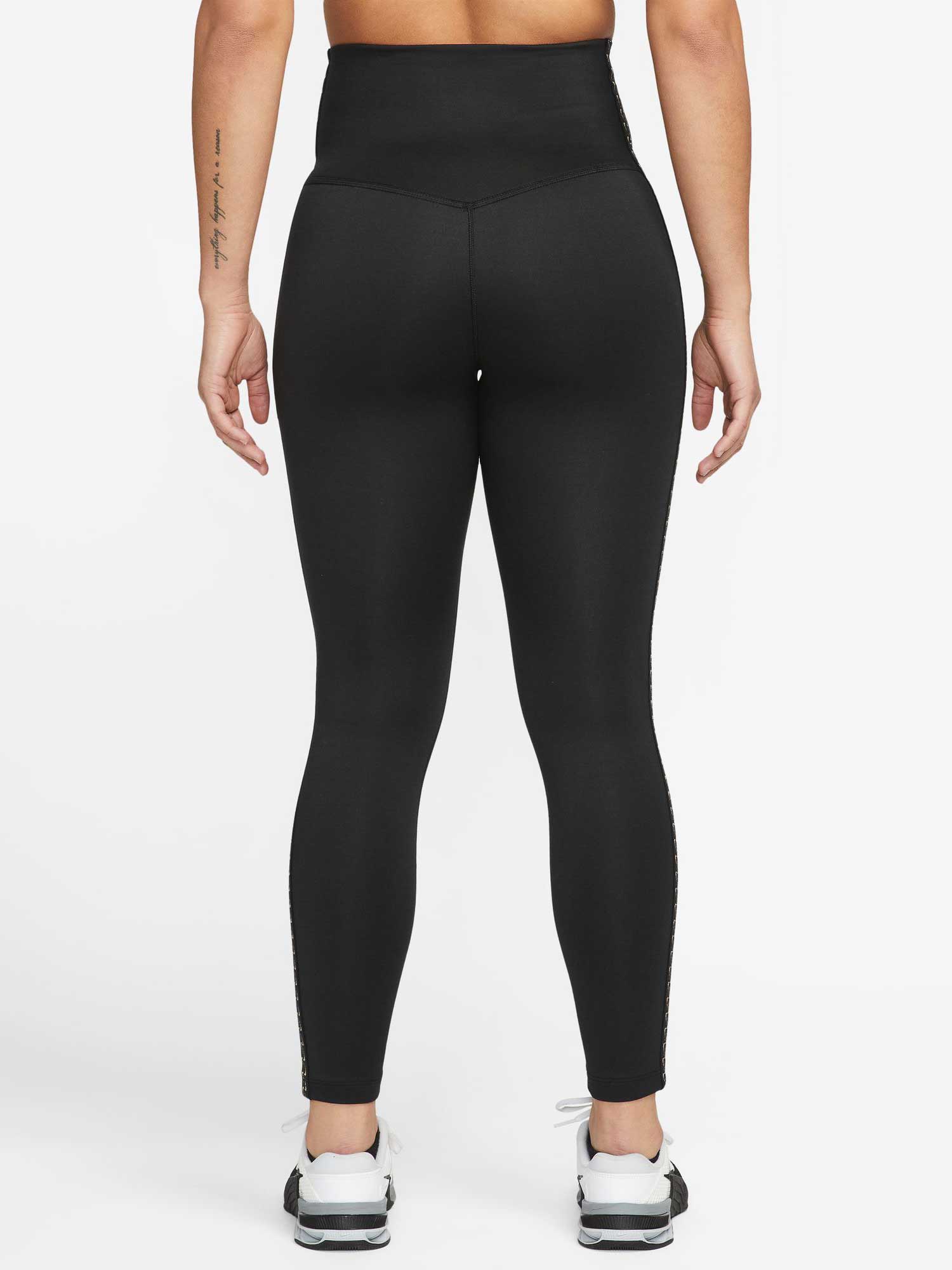 NIKE Клин W NK ONE TF HR 7/8 TIGHT MTLC