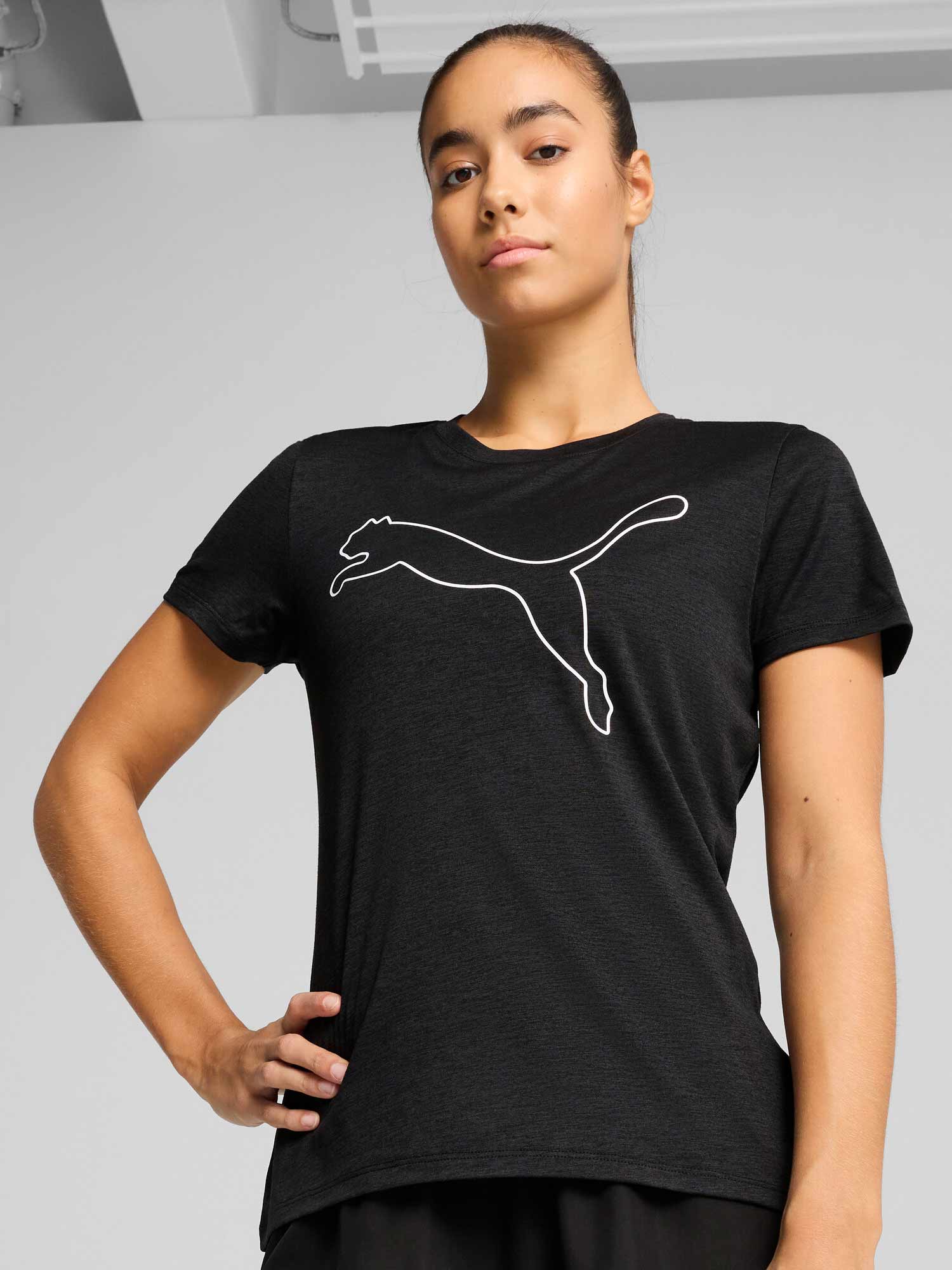 PUMA Тениска W TAD ESSENTIAL Heather Logo Tee