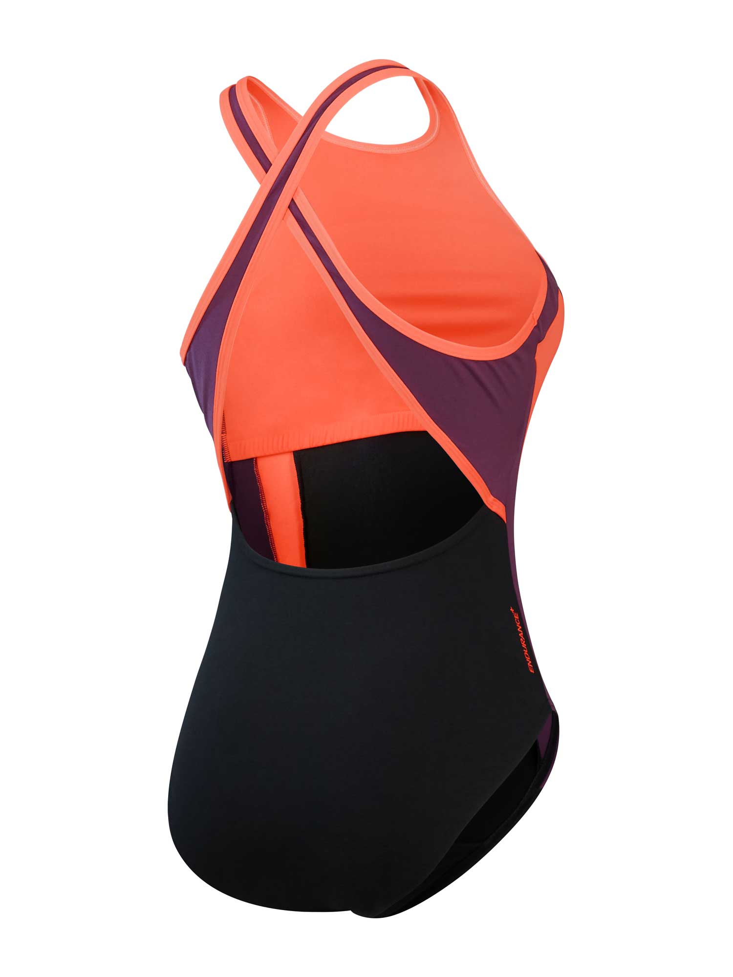 SPEEDO Цял бански WOMENS HIGH NECK SPLICE CROSS BACK