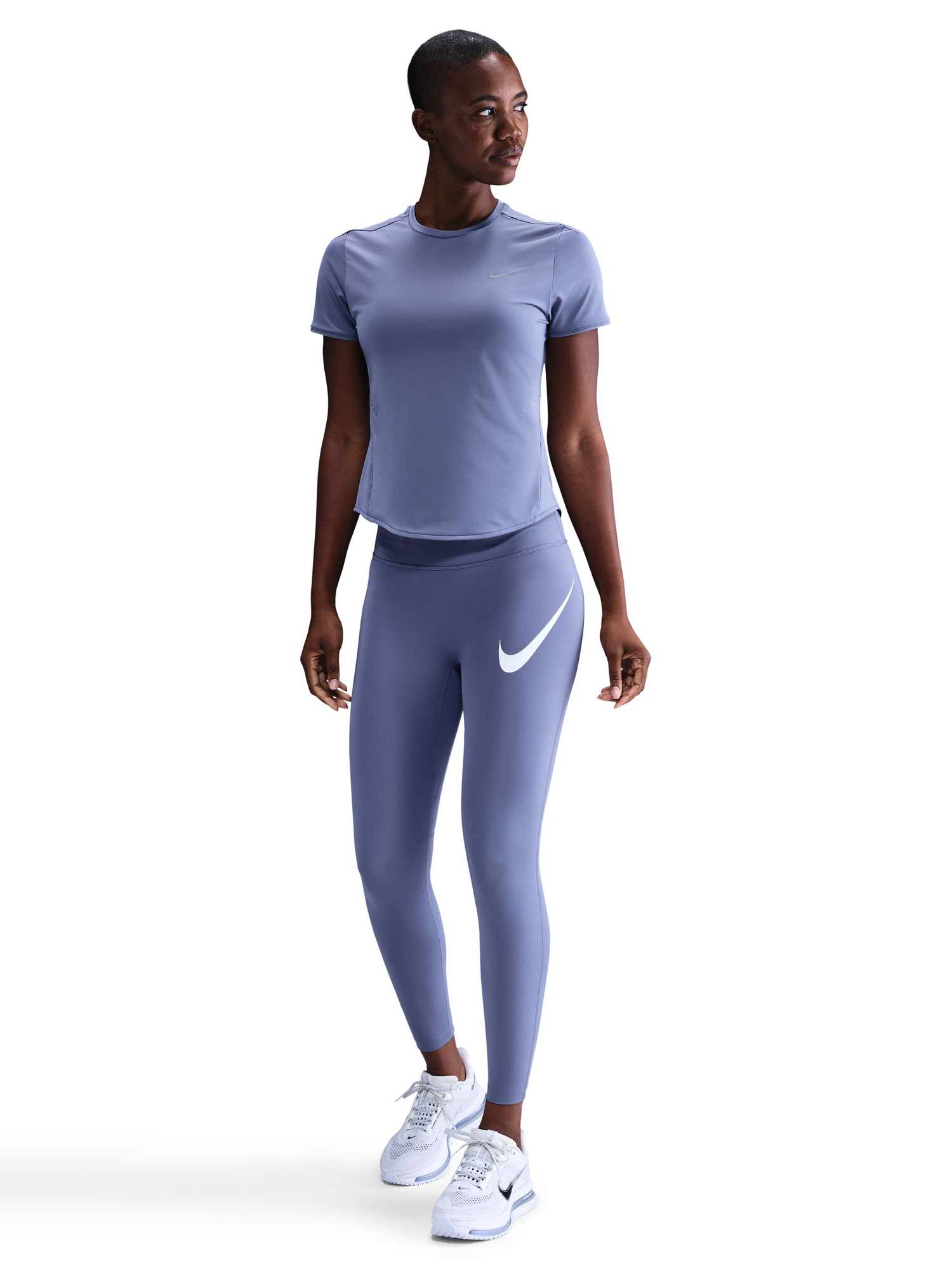 NIKE Тениска W NK SWIFT DF SS TOP