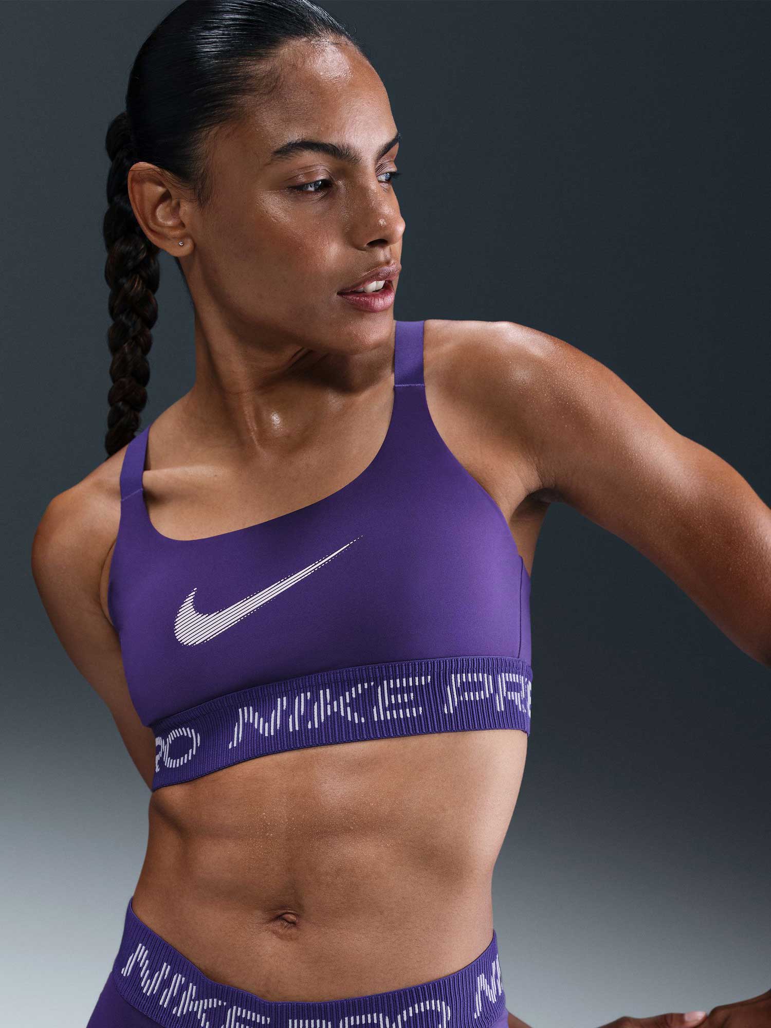 NIKE Спортен сутиен W NP LS BRA TT GRX