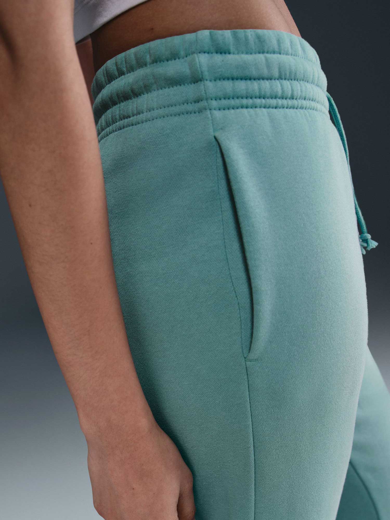 NIKE Спортно долнище W NSW PHNX FLC MR PANT STD