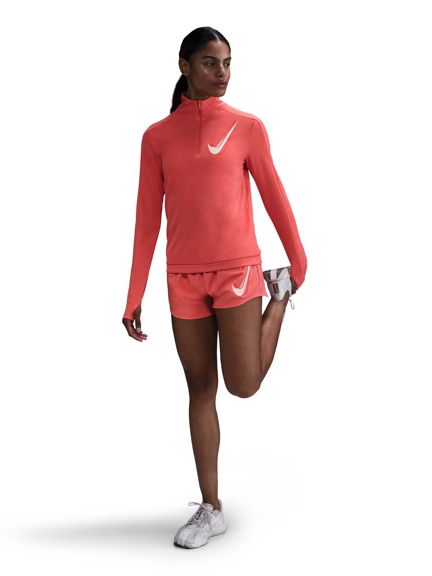 NIKE Блуза W NK SWSH HBR HZ MID