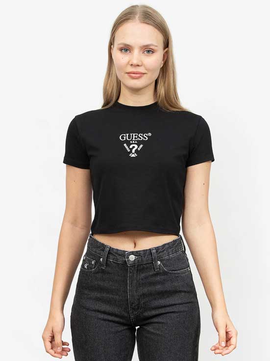 GUESS Тениска COLETTE CROP TEE
