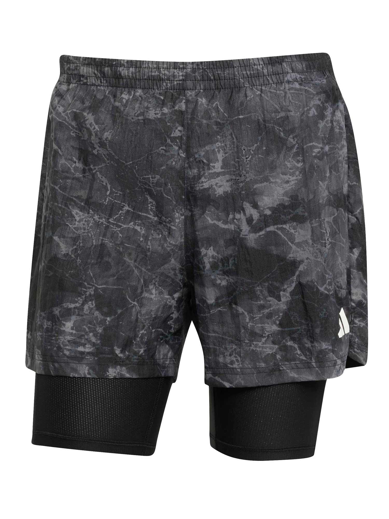 ADIDAS PERFORMANCE Къси панталони Own The Run Spray Dye 2-In-1 Short