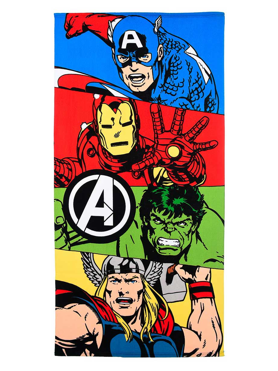 KIDS MOVIE HEROES Плажна кърпа AVENGERS