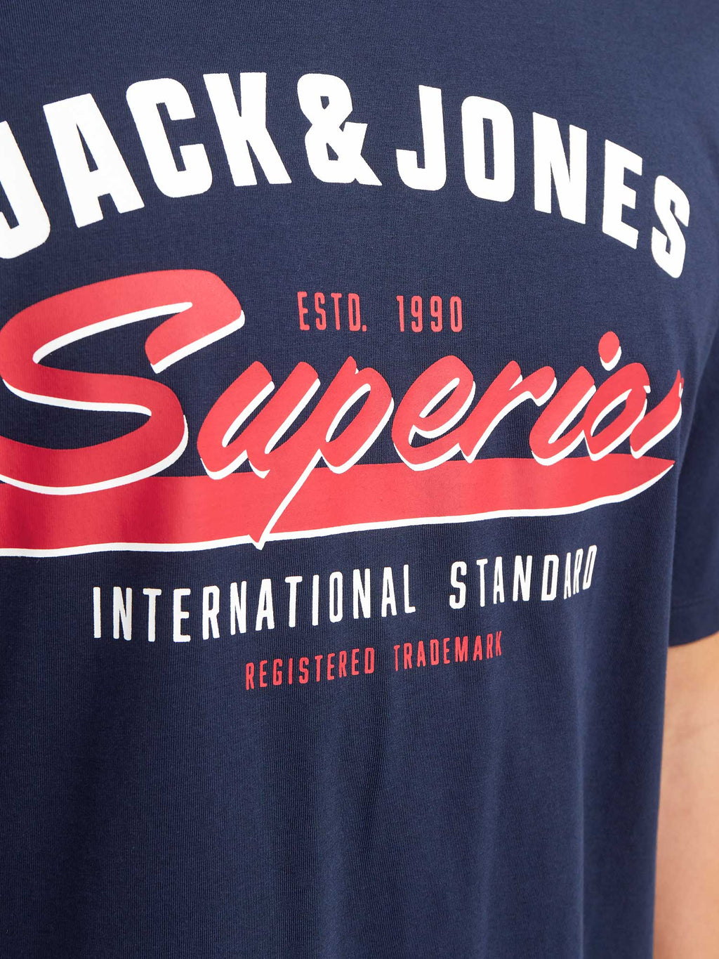 JACK & JONES Тениска JJELOGO TEE SS O-NECK 2 COL SS25 SN