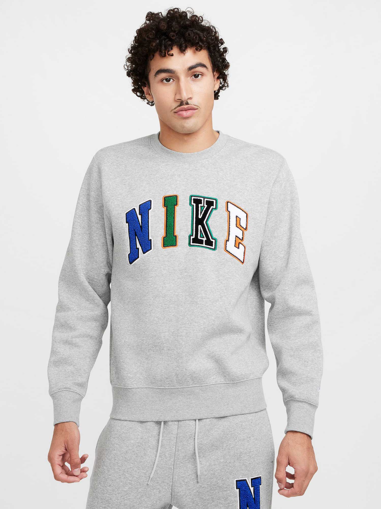 NIKE Блуза M NK CLUB BB CREW LETTERS
