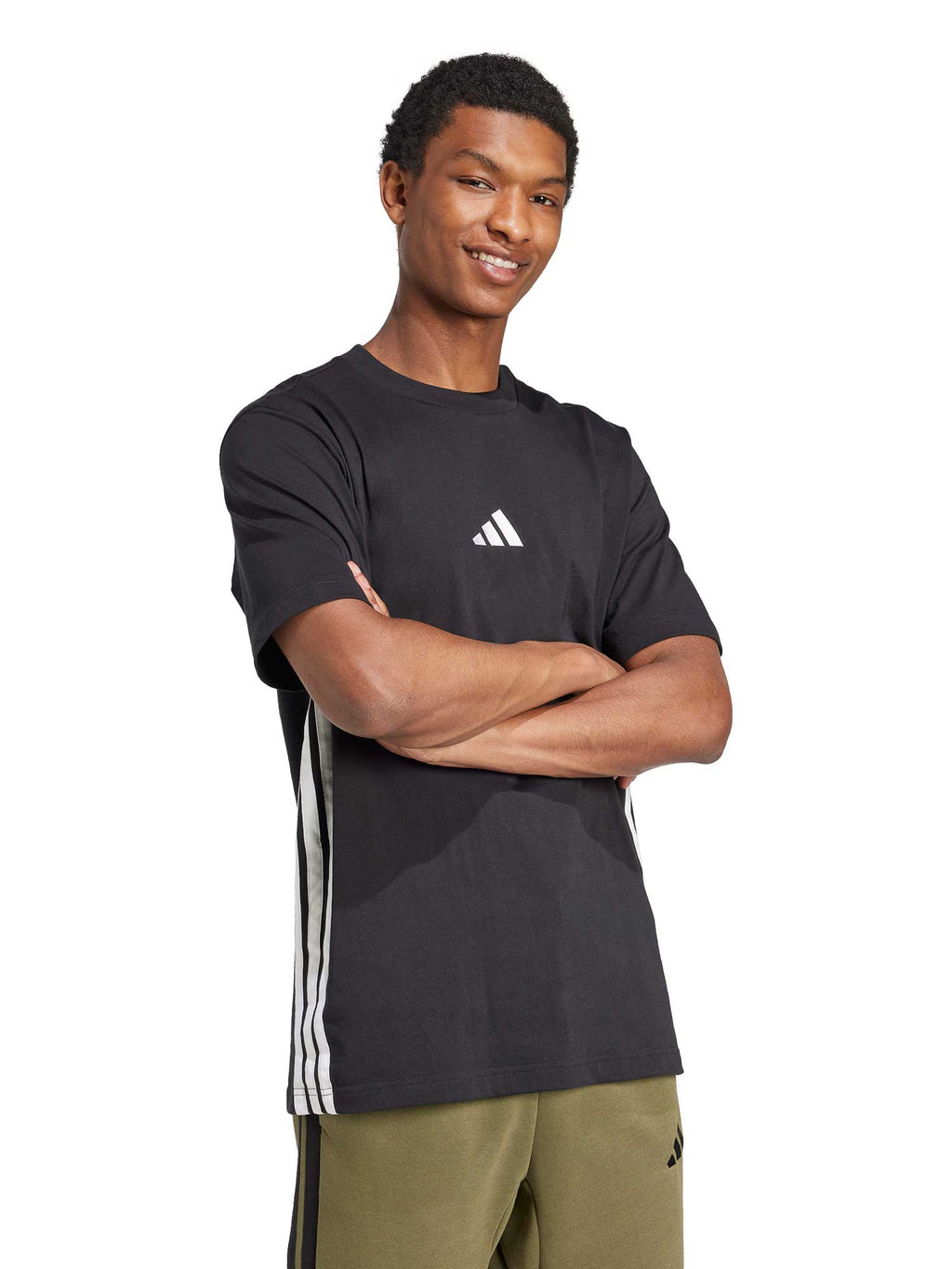 ADIDAS SPORTSWEAR Тениска Essentials 3-Stripes Single Jersey T-Shirt