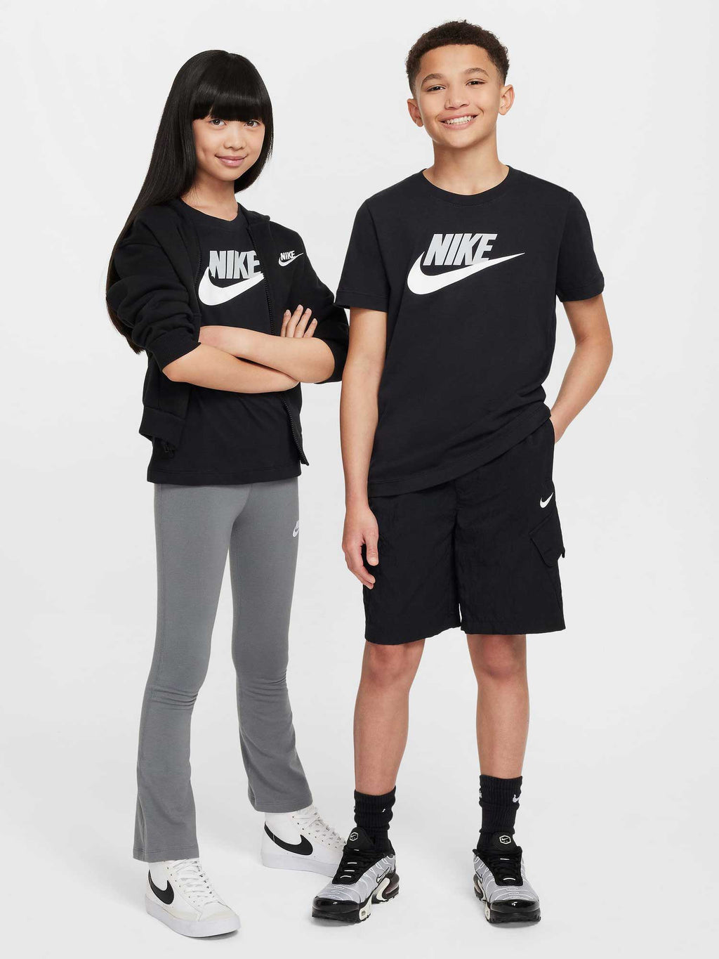 NIKE Тениска K NSW TEE FUTURA HBR