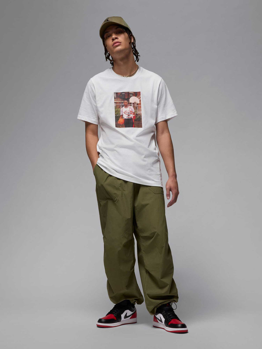 JORDAN Тениска M J BRAND PHOTO SS CREW