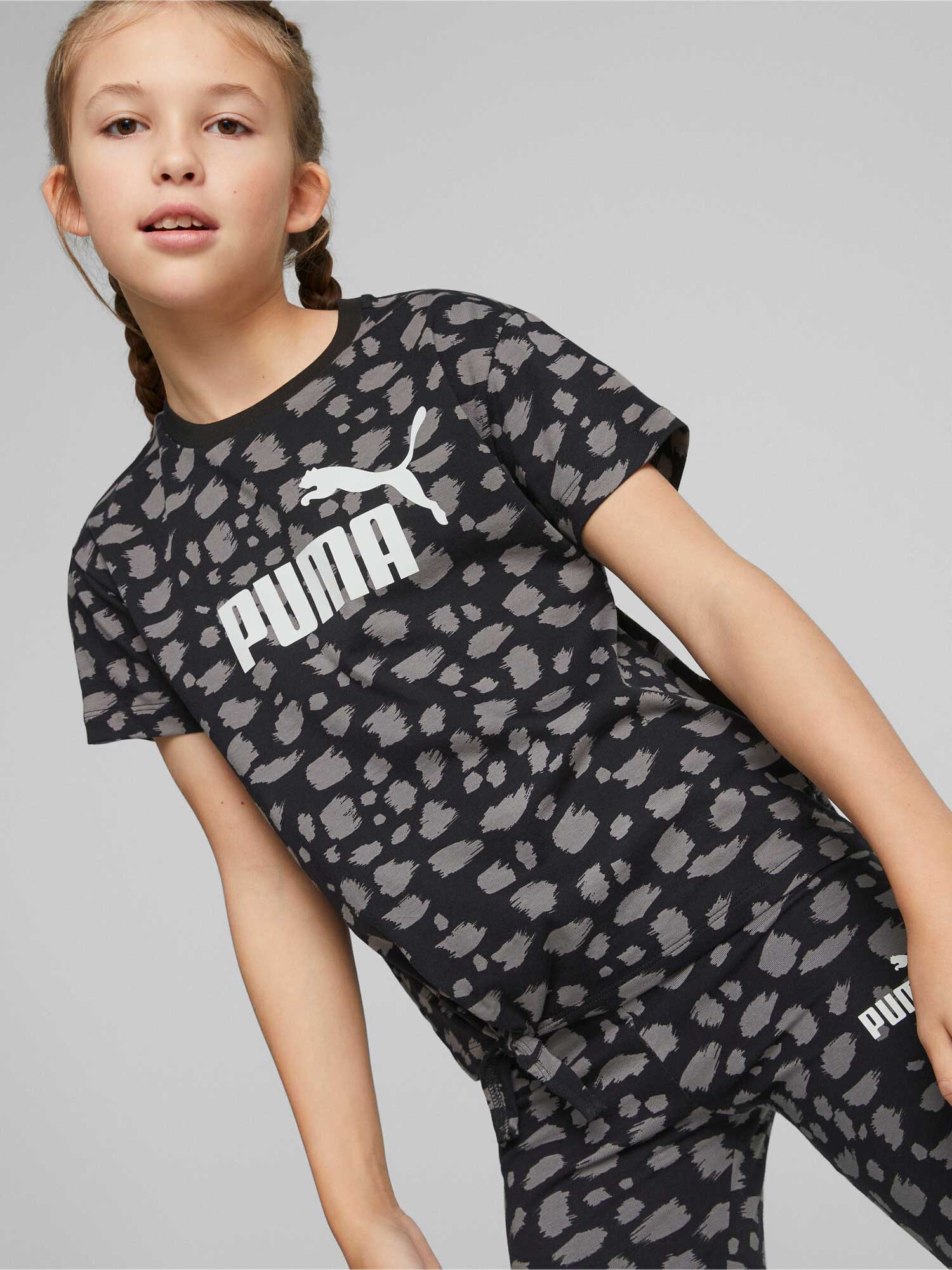 PUMA Тениска ESS+ ANIMAL AOP Knotted