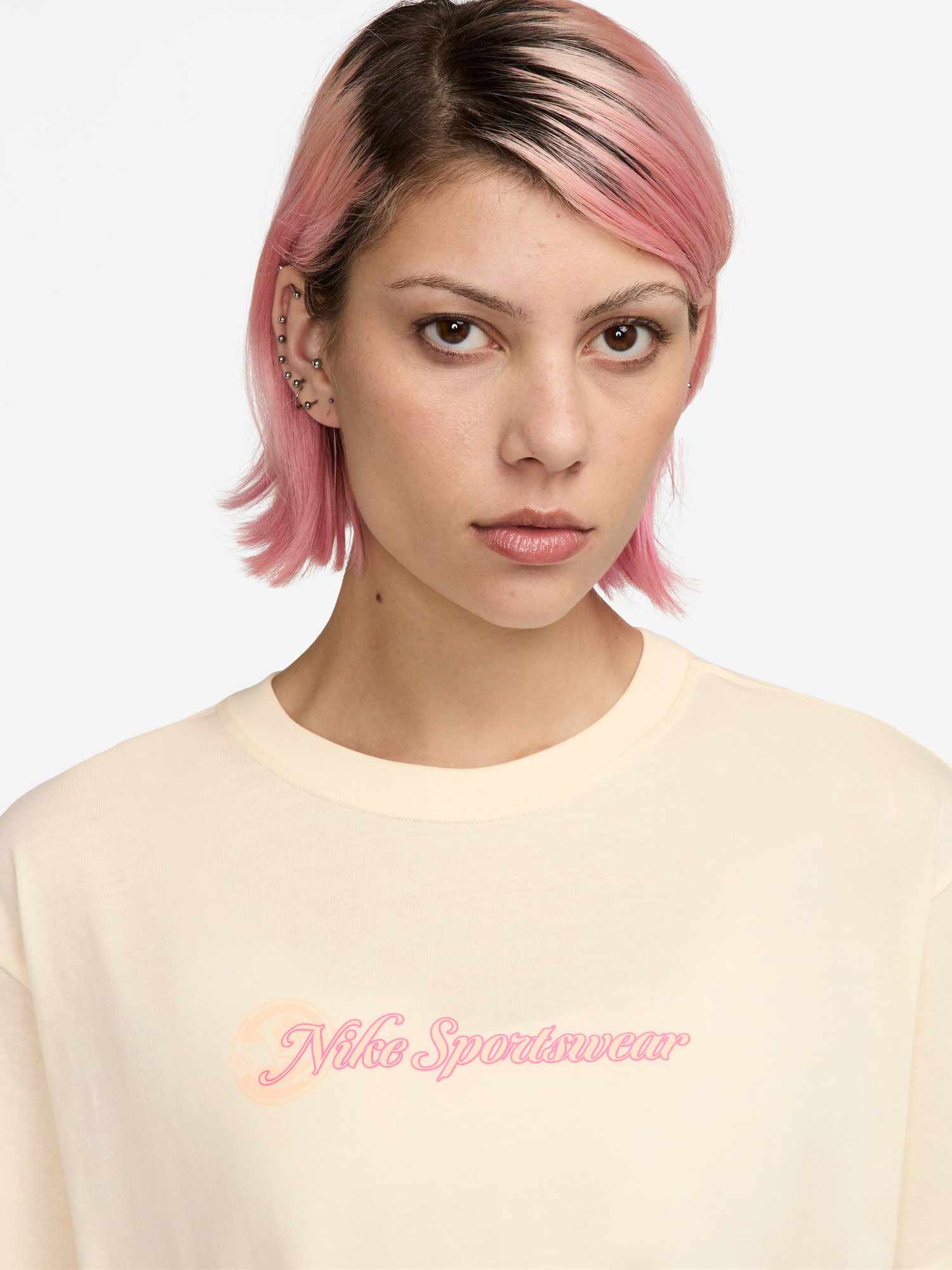 NIKE Тениска W NSW CLUB SS CROP TEE CC