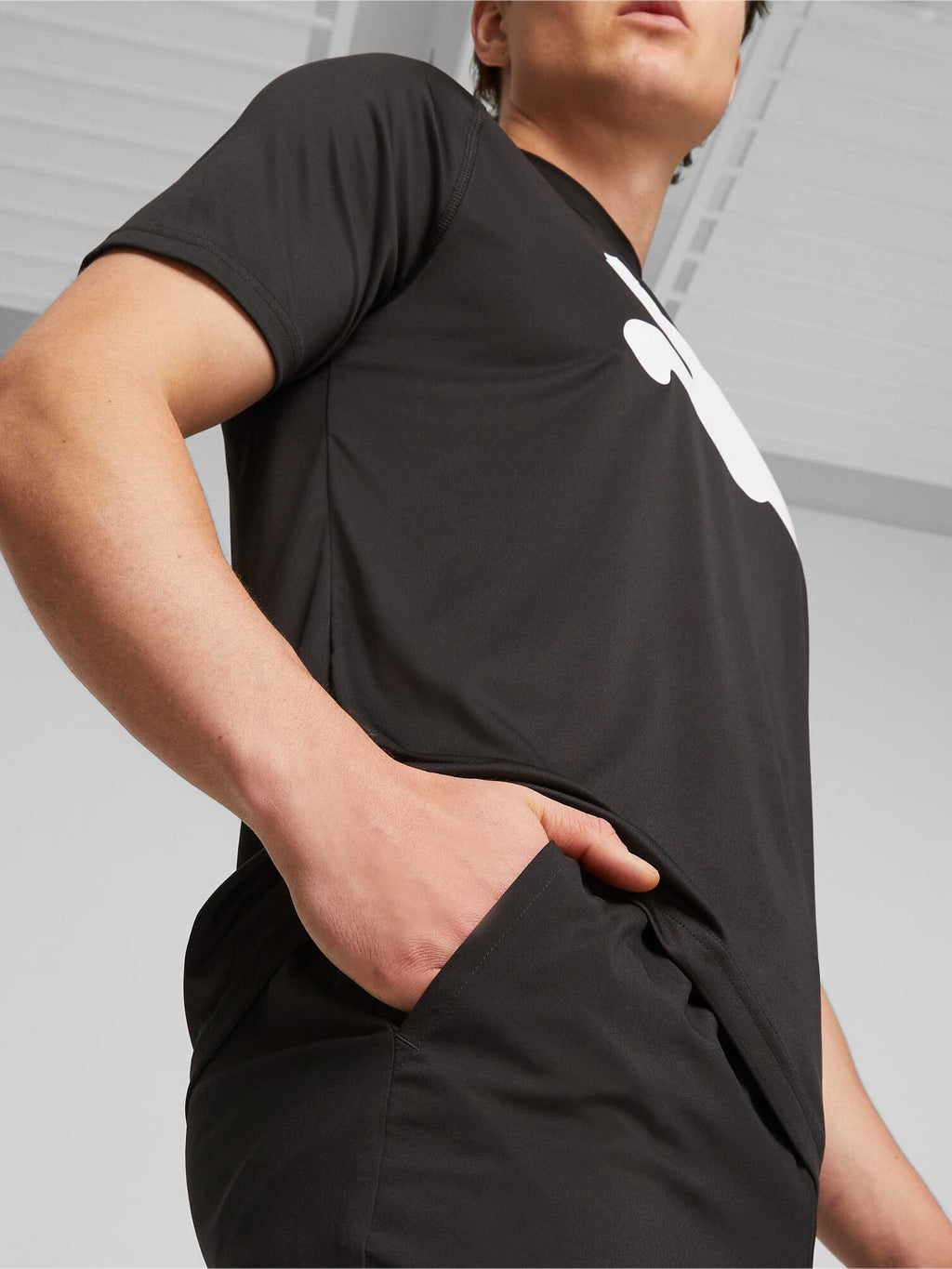 PUMA Спортно долнище Train All Day Big CAT Woven Pant