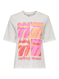 ONLY Тениска ONLROLLING STONES LIFE S/S TOP BOX JRS