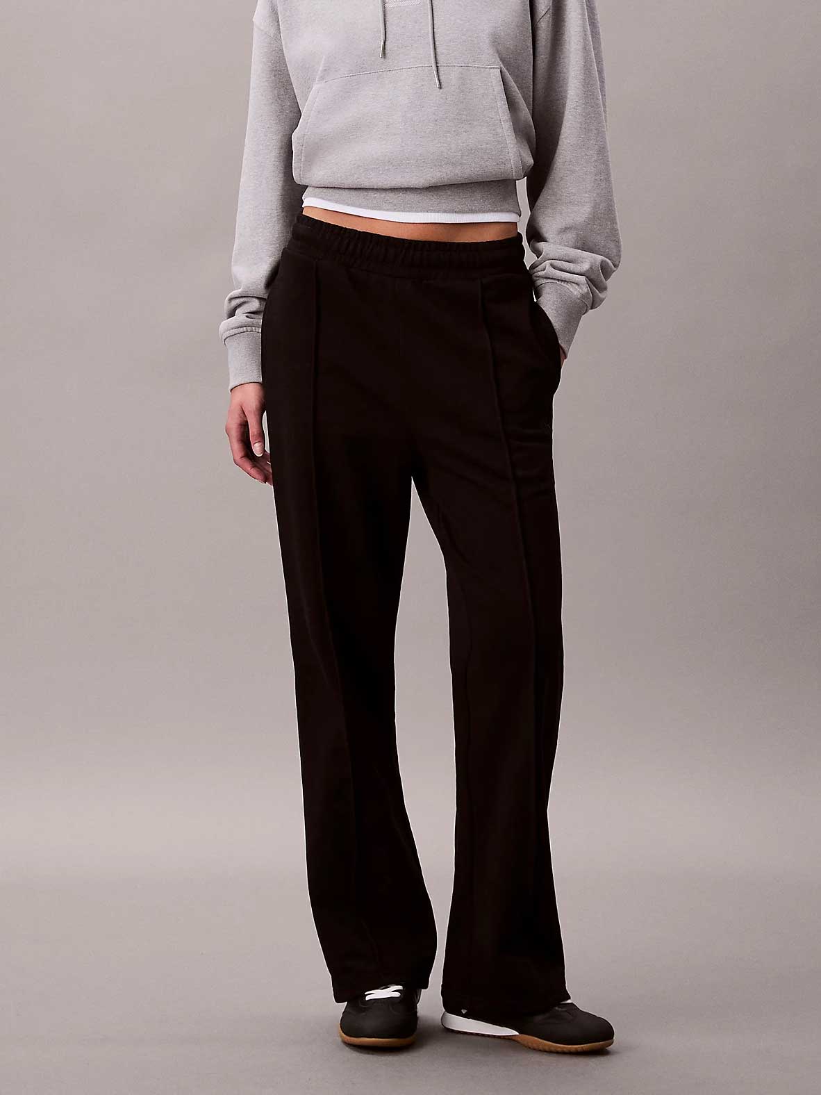 Calvin Klein Jeans Спортно долнище ARCHIVE LOGO FRENCH TERRY TRAC