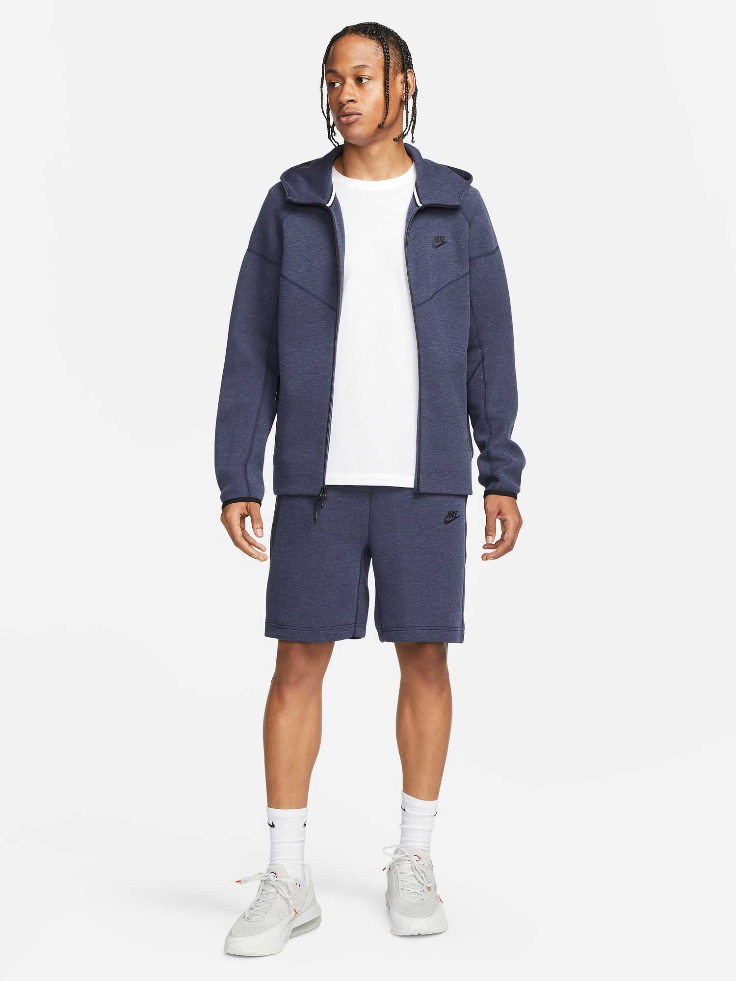 NIKE Суитшърт M NK TCH FLC FZ WR HOODIE