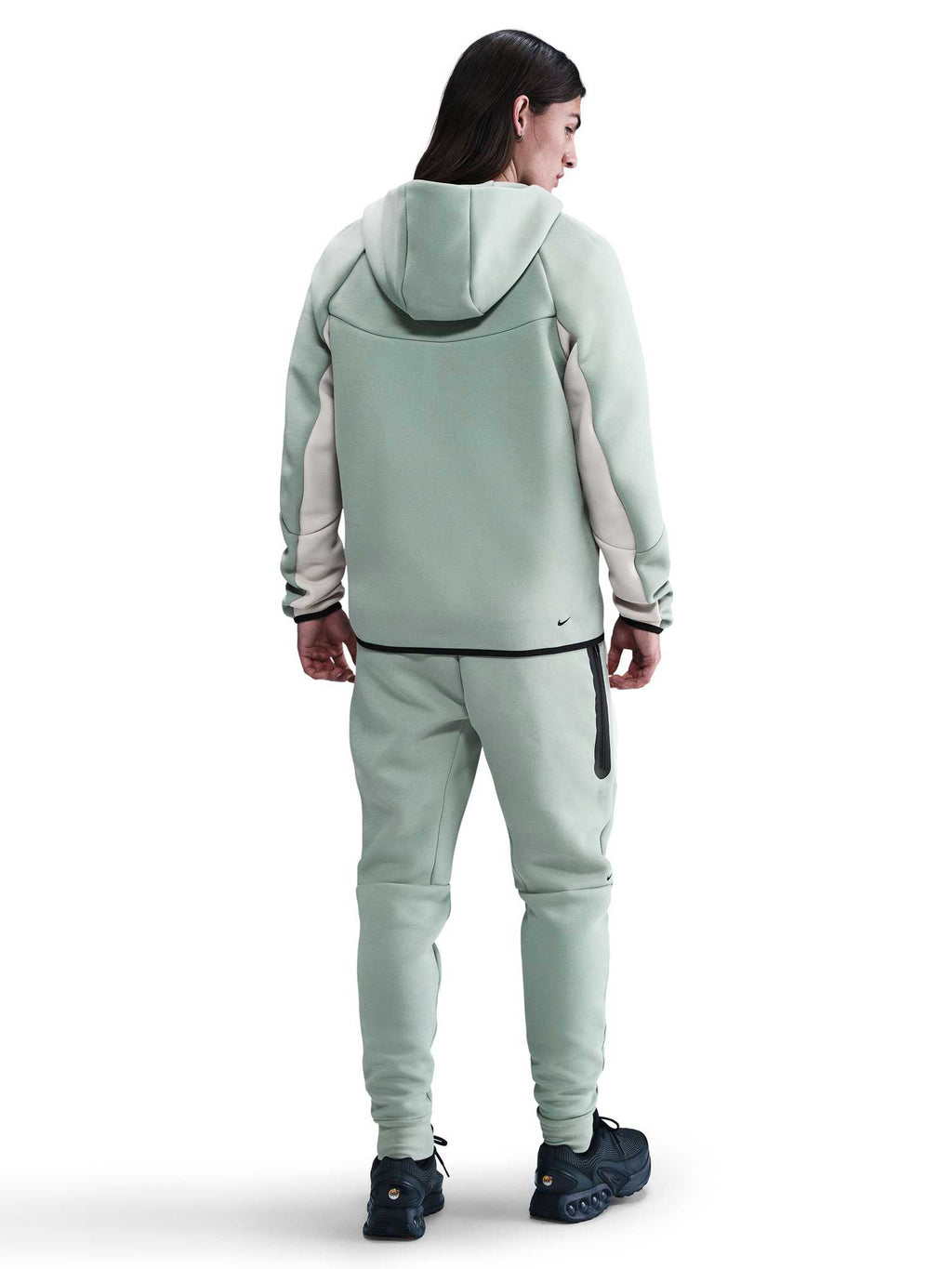 NIKE Суитшърт M NK TCH FLC FZ WR HOODIE