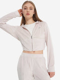 DEMIX Суитшърт W D Velour Corset SportLUX Full Zip