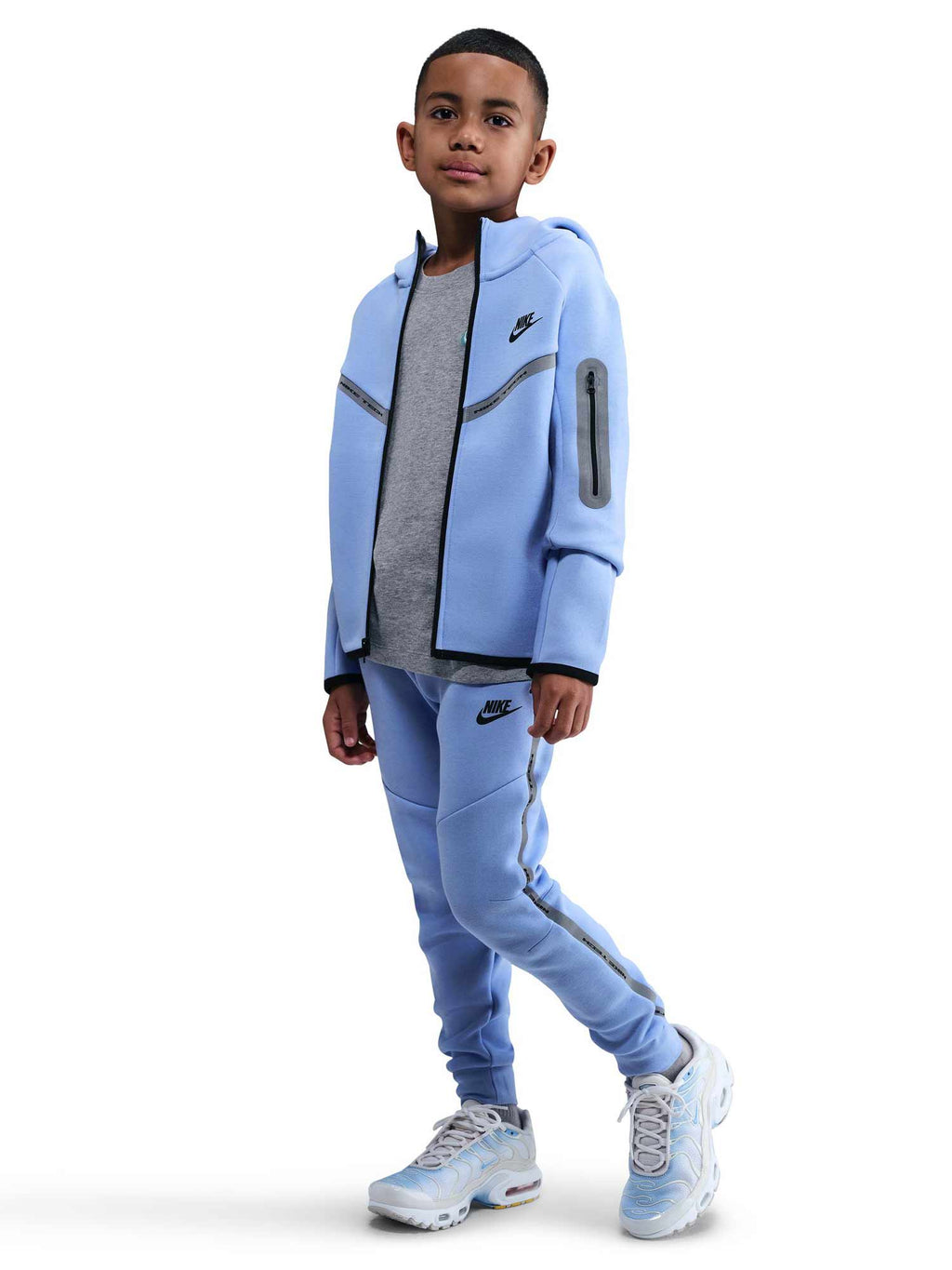 NIKE Суитшърт B NSW TCH FLC FZ REFLECT