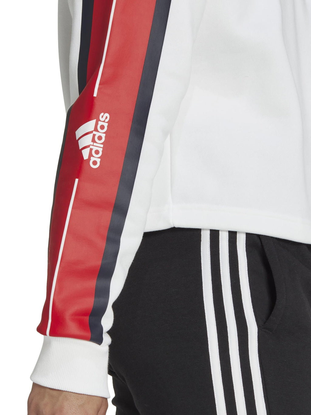 ADIDAS SPORTSWEAR Блуза Essentials Pinstripe Block Fleece Rugby