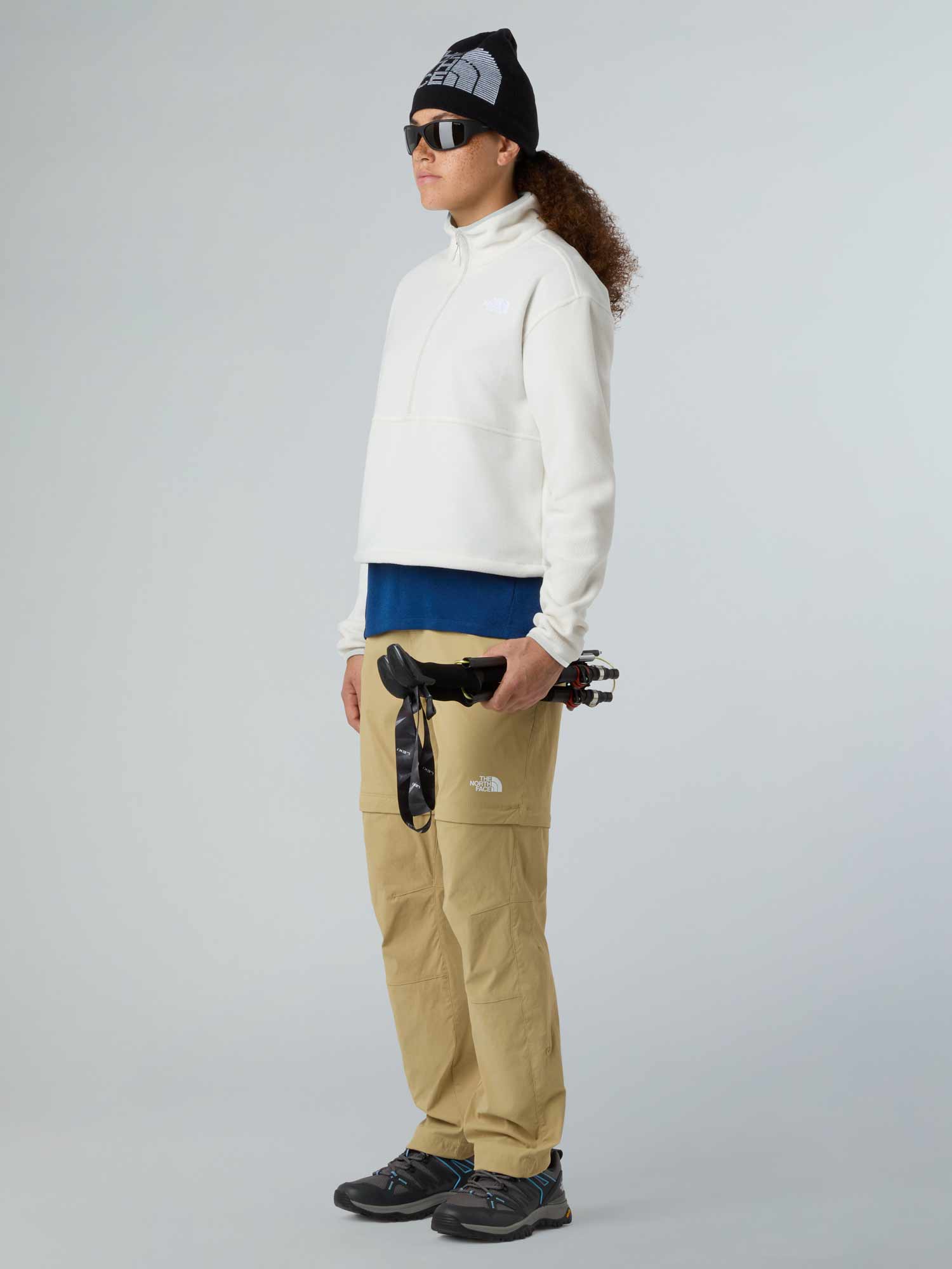 THE NORTH FACE Полар W GLACIER FLEECE 1\/2 ZIP SHORT JACKET