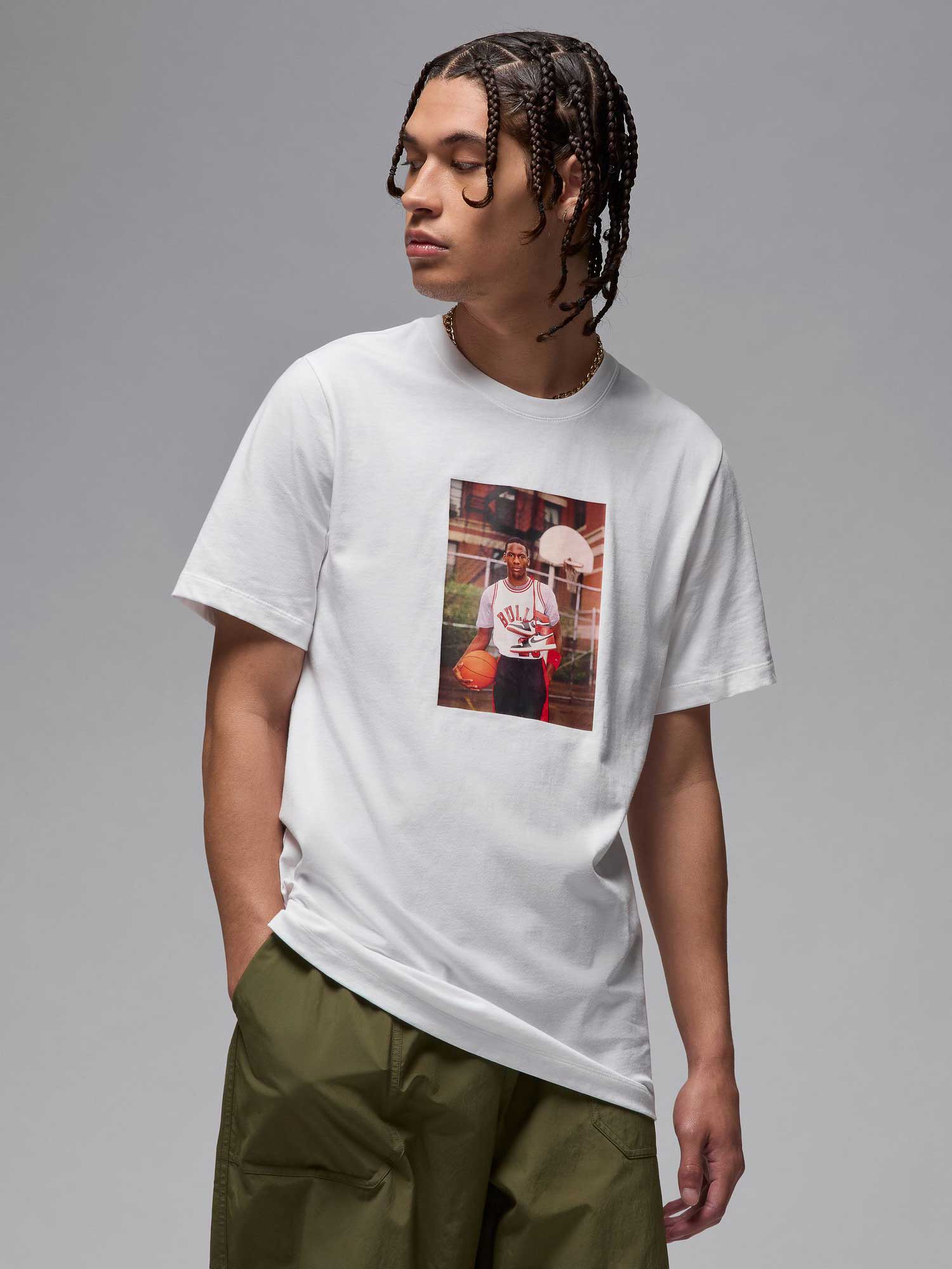 JORDAN Тениска M J BRAND PHOTO SS CREW