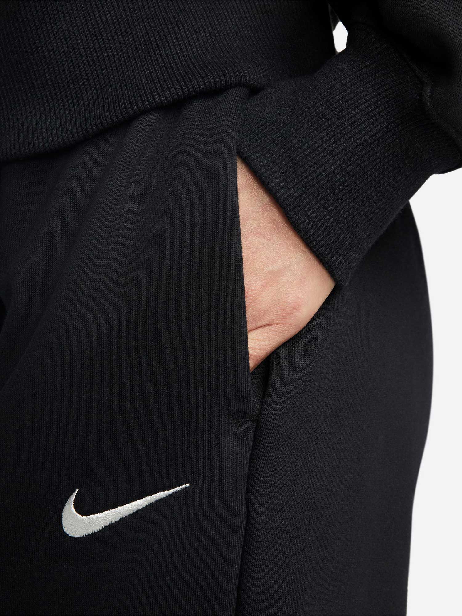 NIKE Блуза W NSW PHNX FLC QZ CROP