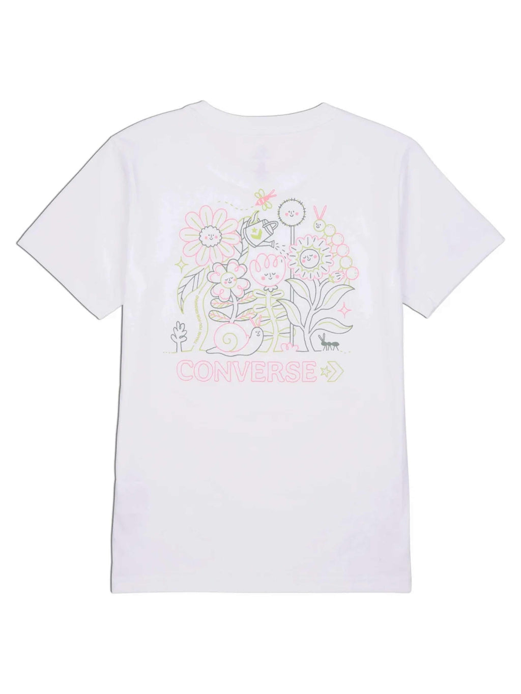 CONVERSE Тениска FLOWER GARDEN SLIM-FIT