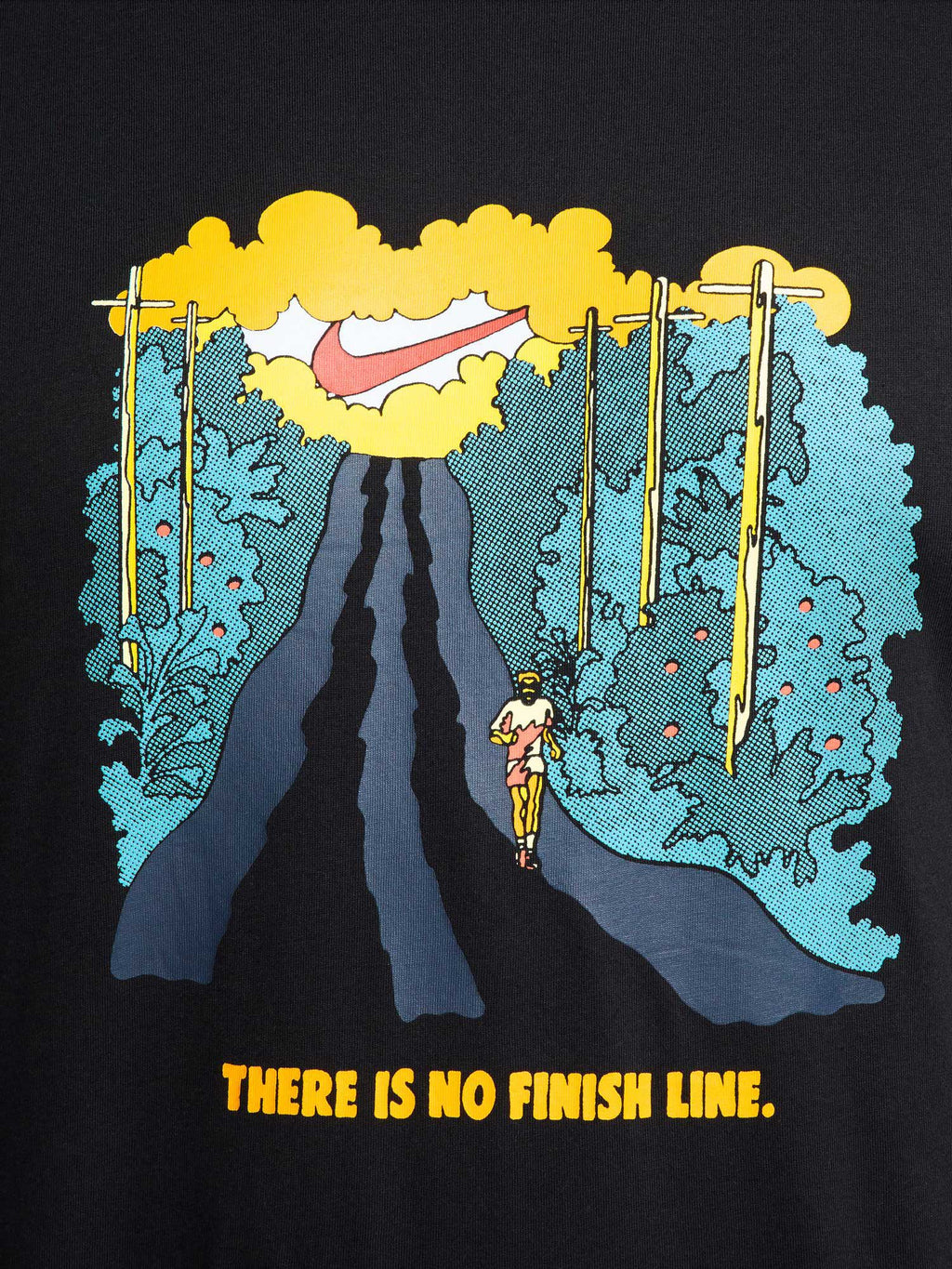 NIKE Тениска M NK TEE RUN IYKYK
