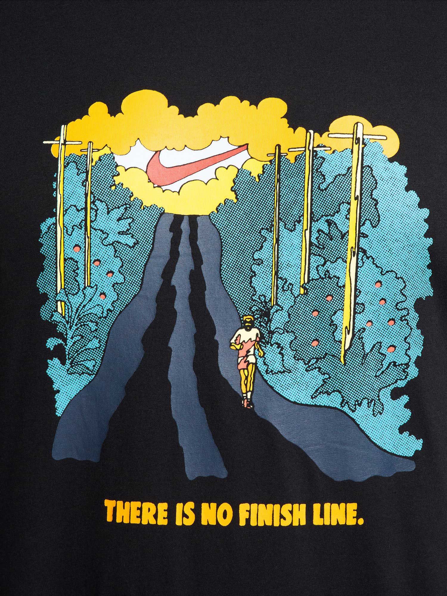 NIKE Тениска M NK TEE RUN IYKYK